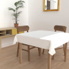 Coussin tapissier en coton 50x50x10 cm PANAMA taupe, par Soleil d'Ocre