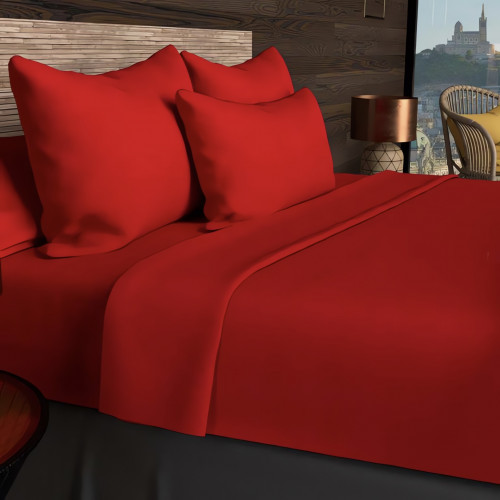 Dessus de lit coton lavé 230x250 cm BROOKLIN gris, par Toison d'or TOISON D'OR - 1