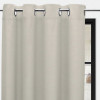 Paire de brise bise 60x90 cm DOLLY gris clair, par Soleil d'Ocre
