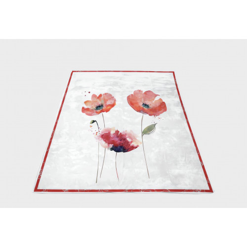 Paire de brise bise 90x120 cm DOLLY rouge