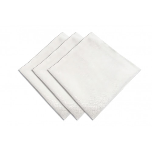 Paire de brise bise 70x120 cm DOLLY blanc, par Soleil d'Ocre