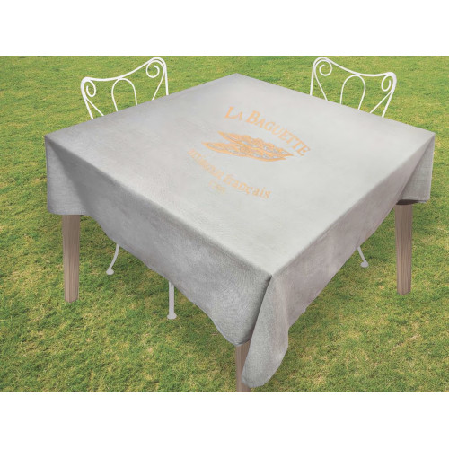 Nappe 140x140 Coton Lin Carré Couverture de Table Toile