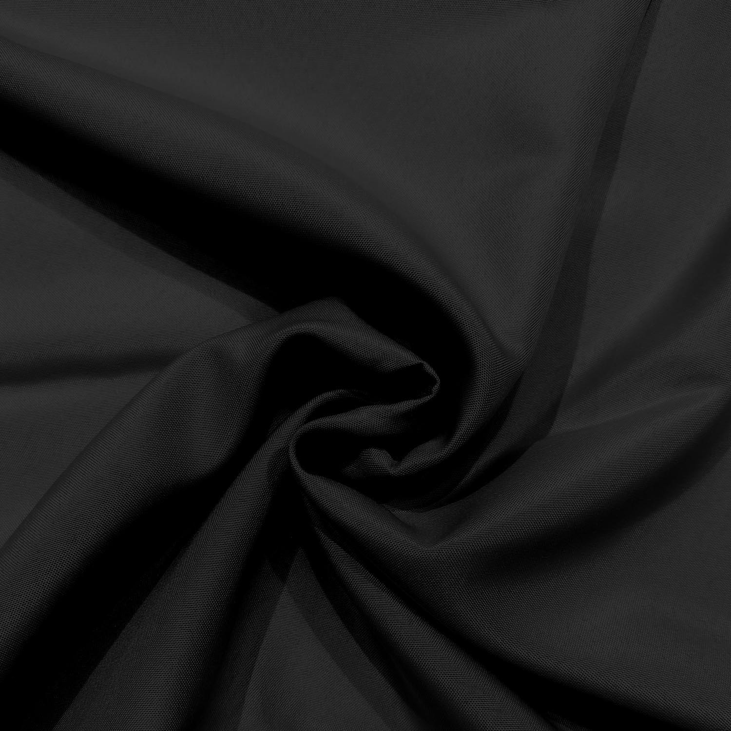 Soleil d'Ocre Nappe de table carrée Strass 180x180 cm noir