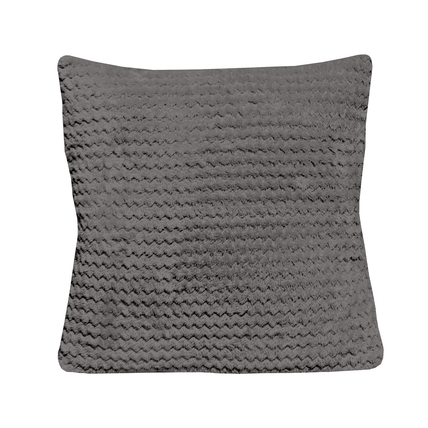 Coussin 45x45 cm COCOONING gris, par Soleil d'Ocre