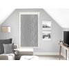 Cache sommier microfibre 140x190 cm gris 