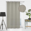 Nappe anti-tâches carrée 140X140 cm ALIX gris, par Soleil d'Ocre