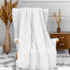 Couverture, plaid 180x220 cm COCOONING ecru, par Soleil d'ocre