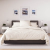 Housse de couette en polycoton 260x240 cm PERCALE lin, par Soleil d'ocre
