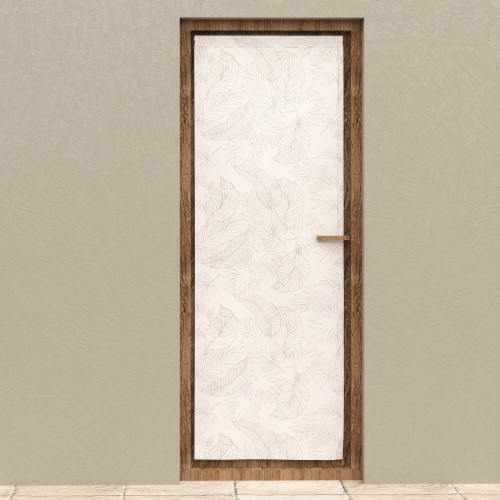 Voilage porte-fenêtre 70x200 cm CELIA taupe, par Soleil d'Ocre
