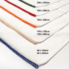 Drap housse en polycoton 90x200 cm PERCALE blanc, par Soleil d'ocre
