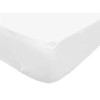 Drap housse en polycoton 90x200 cm PERCALE blanc, par Soleil d'ocre