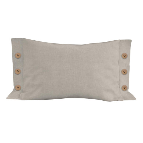 Coussin décoratif lin coton 32x50 cm LINO natura, par Soleil d'Ocre