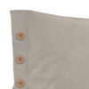 Coussin décoratif lin coton 32x50 cm LINO natura, par Soleil d'Ocre