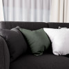 Housse de coussin 40x40 cm ADELE kaki, par Soleil d'Ocre