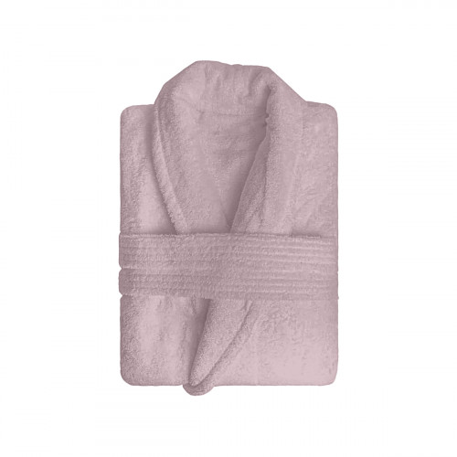 Peignoir en coton 500gr/m2 Taille 10-12 ans LAGUNE vieux rose, par Soleil d'Ocre
