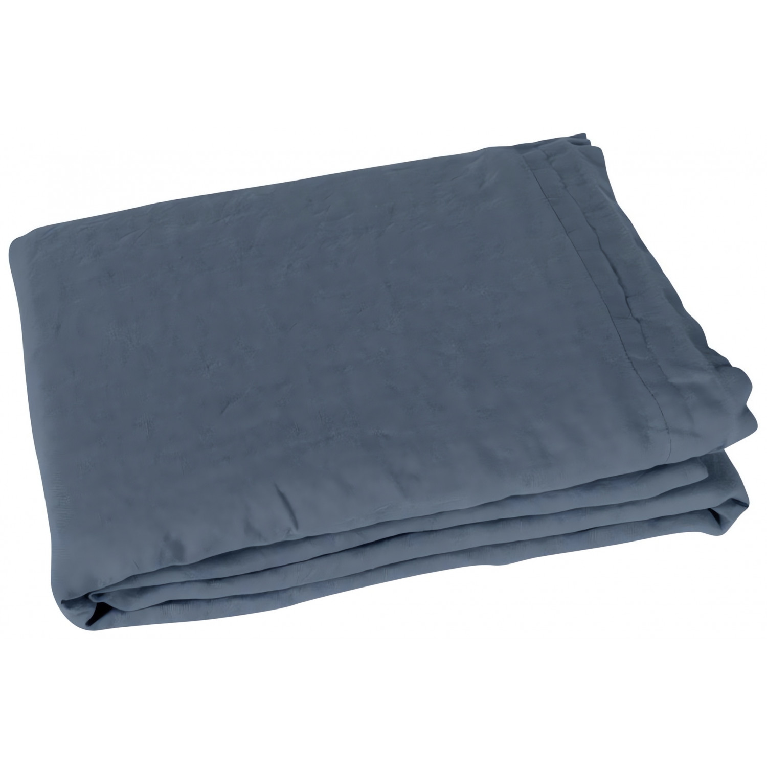 Drap plat en lin lavé 270x300 cm SONATE indigo, par Vent du Sud