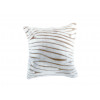 Dessus de chaise gobelin 40x40X3 cm ALIX moka, par Soleil d'ocre