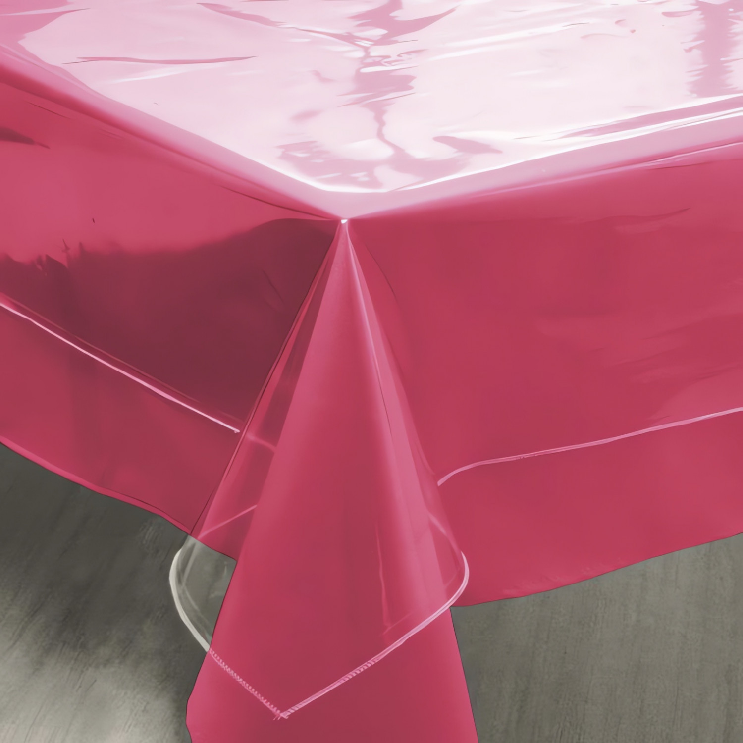 Nappe ronde transparente 180 cm Cristal - Nappe - Linge de table - Linge de  maison