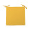 Dessus de chaise 40x40x3 cm ALIX jaune radieux, par Soleil d\'ocre