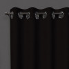 Nappe anti-tâches rectangle 140x240 cm ALIX noir, par Soleil d'Ocre