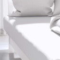 Drap housse uni 160x200 cm ZZZ blanc
