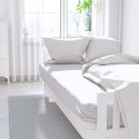 Drap housse uni 160x200 cm ZZZ blanc