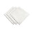 Lot de 3 serviettes de table 45x45  BELLA blanc