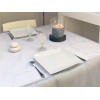 Housse de couette 220x240 cm coton uni jaune