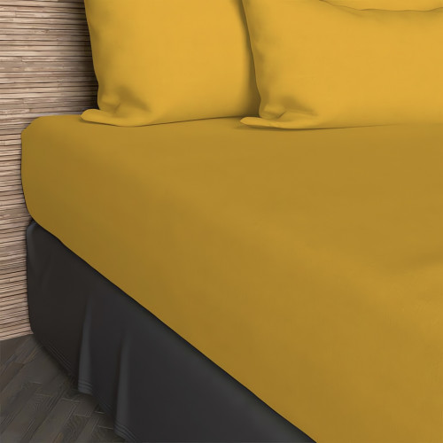 Housse de couette 220x240 cm coton uni beige