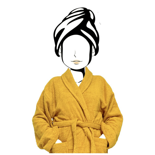 Peignoir en coton 500gr/m2 Taille 8-10 ans...