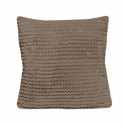 Coussin 45x45 cm COCOONING taupe, par Soleil d'Ocre