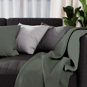 Plaid 140X200 cm ADELE kaki, par Soleil d'ocre