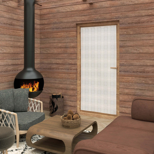 Voilage porte-fenêtre 90x200 cm CALI, par...